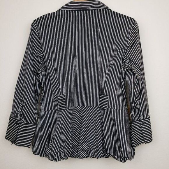 Giorgio Sant'Angelo striped balloon bottom shirt XL - Picture 3 of 15